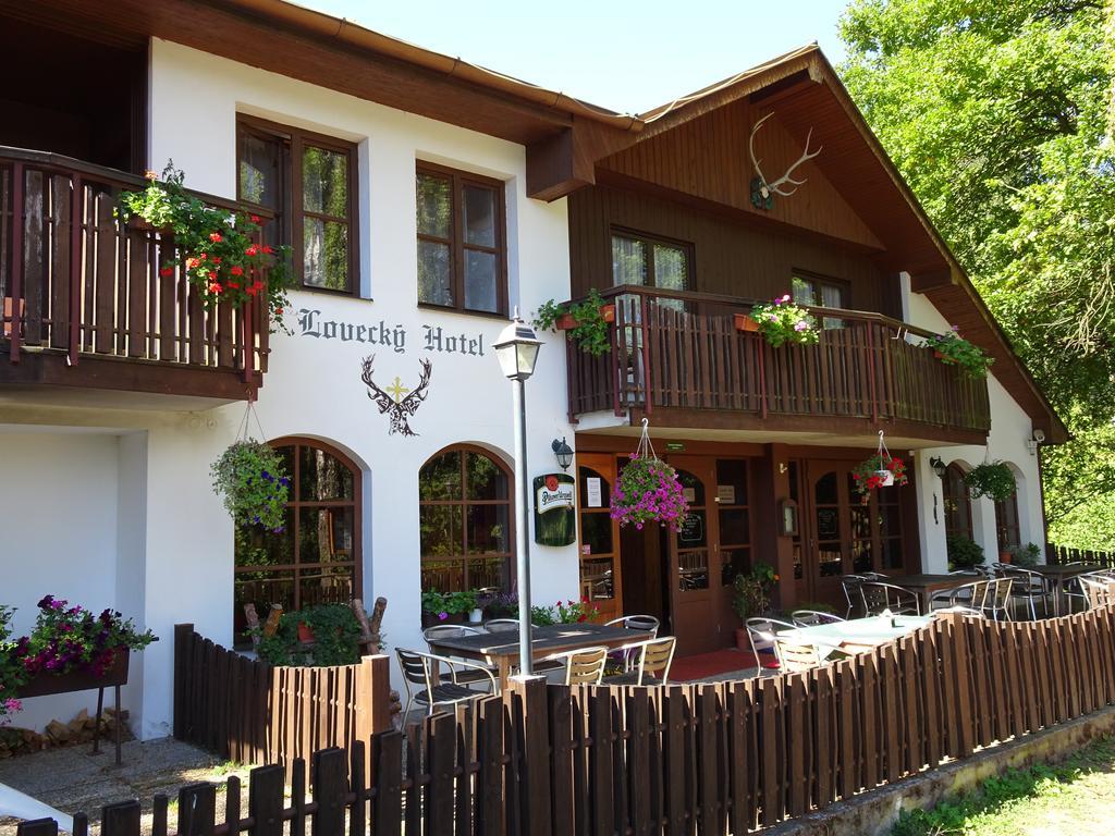 Lovecký hotel Jívák Loucen Exterior foto
